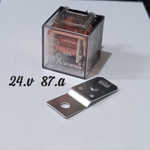 Relay 24v kaki 5 87a transparan