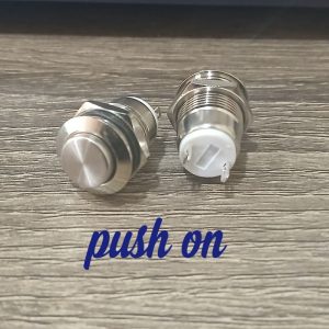 Tombol push on metal push button momentary